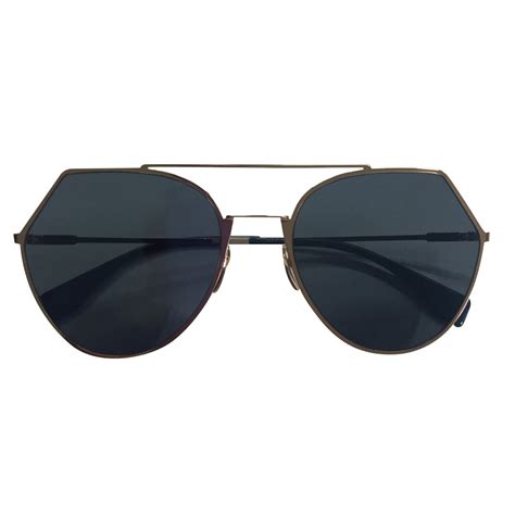 fendi eyeline blue metal sunglasses|fendi sunglasses catalogue.